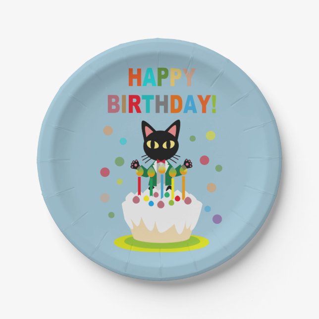 Birthday Paper Plate (Front)