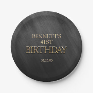 Birthday Paper Plate