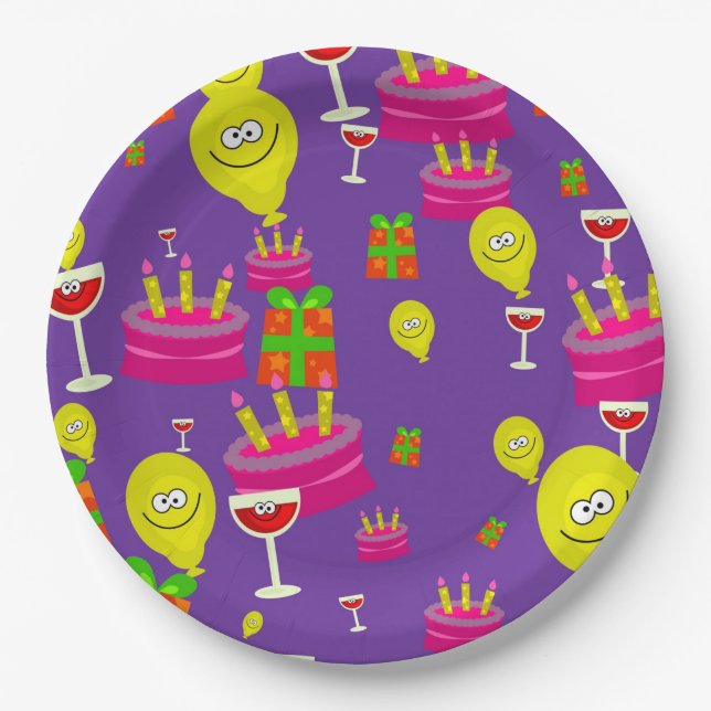 Birthday Paper Plate (Front)