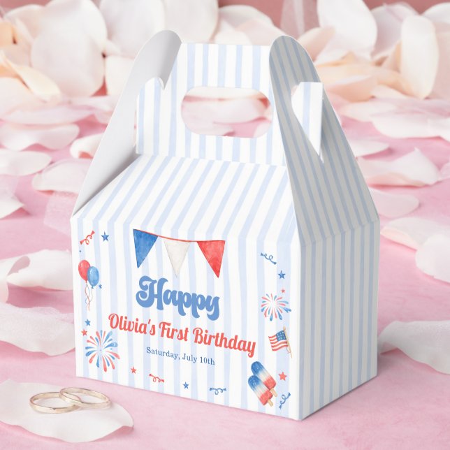 Birthday Party - 4th of July Favour Boxes (Wedding)