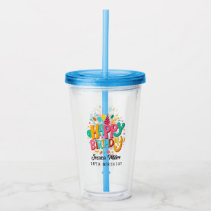 BIRTHDAY Party Acrylic Tumbler
