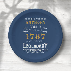 Birthday Party Add Name And Year Paper Plates