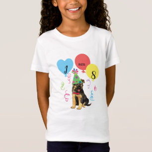 Birthday Party Balloons German Shepherd T-Shirt