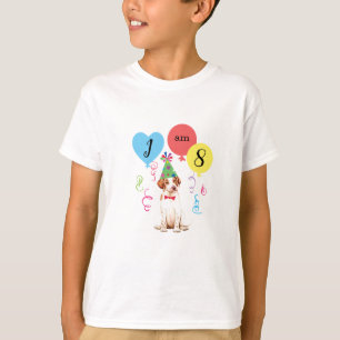 Birthday Party Balloons Pointer T-Shirt