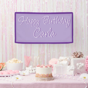 Birthday Party Banner Decoration - Custom Name