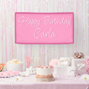 Birthday Party Banner Decoration - Custom Name