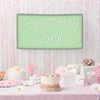 Birthday Party Banner Decoration - Custom Name