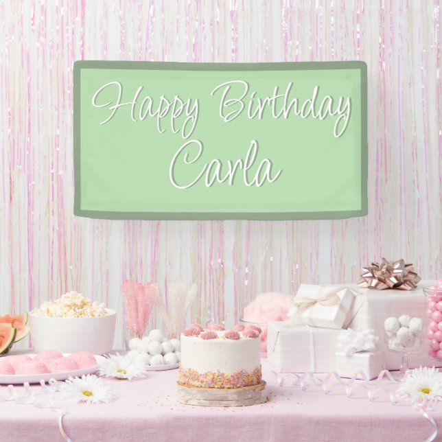 Birthday Party Banner Decoration - Custom Name (Party)