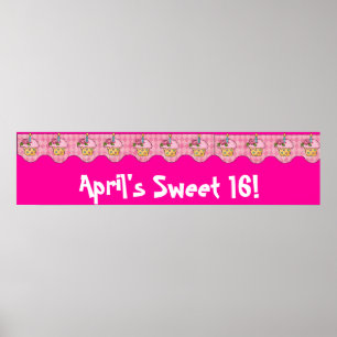 Birthday Party Banner Poster