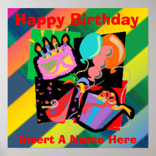 Birthday Party Birthday Poster