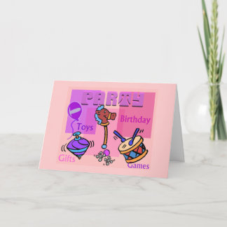 Birthday Party- Card