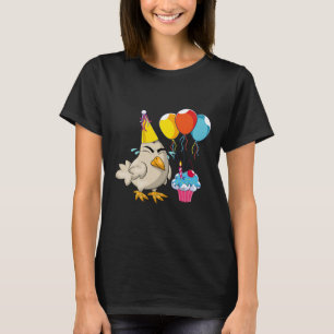 Birthday Party Celebration Cupcake Funny Farm Anim T-Shirt