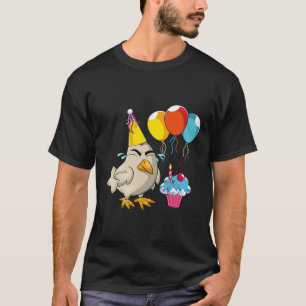 Birthday Party Celebration Cupcake Funny Farm Anim T-Shirt