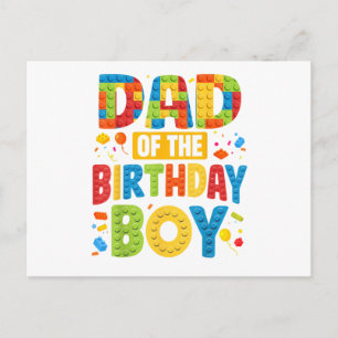 Birthday Party Dad Holiday Postcard