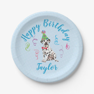 Birthday Party Dalmatian Paper Plates