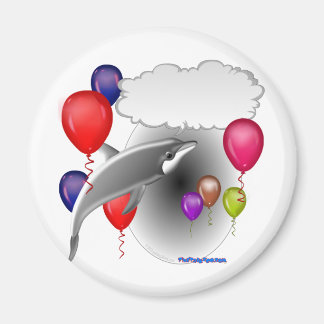 Birthday Party Dolphin that talks Magnet