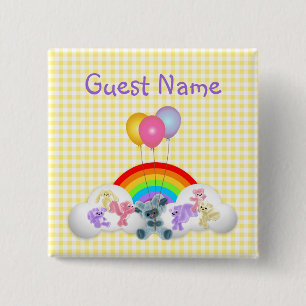Birthday Party Favour Button