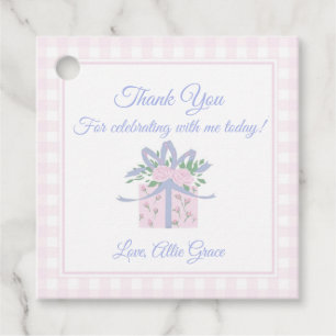 Birthday Party Favour Tags - Everyday is a Gift