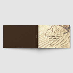 Birthday Party Guest Book Ripples in the Sand