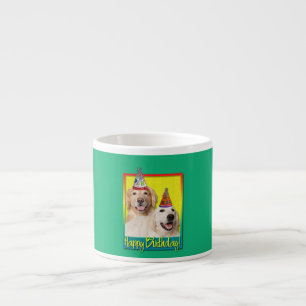 Birthday Party Hat - Golden Retriever Tebow Corona Espresso Cup