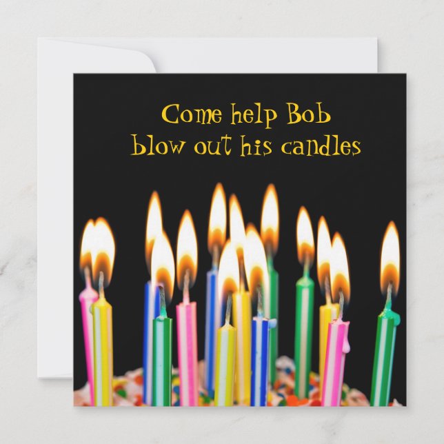 Birthday Party Invitation (Front)