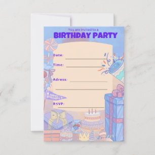 BIRTHDAY PARTY INVITATION 