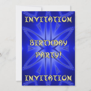 Birthday party invitation