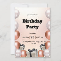 Birthday Party Invitation