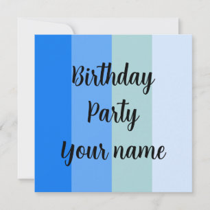 Birthday Party Invitation