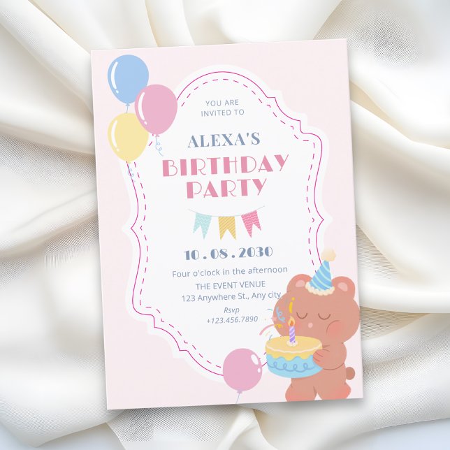 Birthday party  invitation (Creator Uploaded)