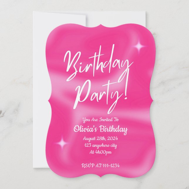 BIRTHDAY PARTY INVITATION (Front)