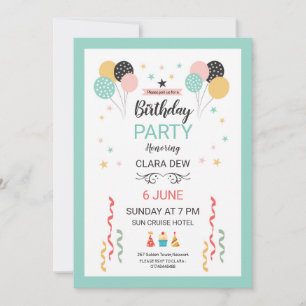 Birthday Party Invitation