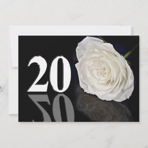 Birthday party invitation 20 years old