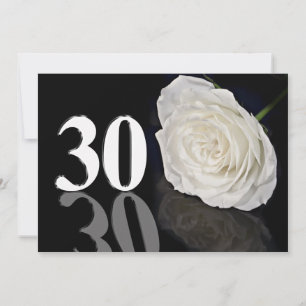 Birthday party invitation 30 years old