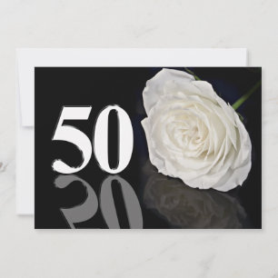 Birthday party invitation 50 years old