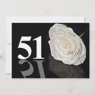 Birthday party invitation 51 years old