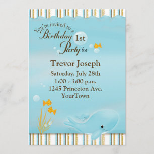 Birthday Party Invitation Beach or Pool