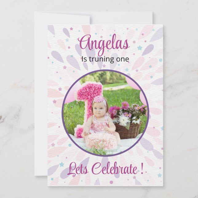 Birthday Party Invitation Template (Front)