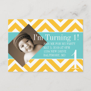 Birthday Party Invite Turning chevyel
