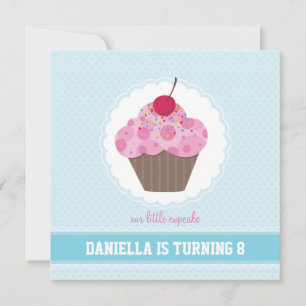 BIRTHDAY PARTY INVITES :: cupcake 5SQ