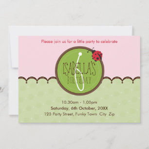 BIRTHDAY PARTY INVITES :: ladybird 4L