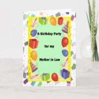 Birthday Party/ Mother in Law, Festive