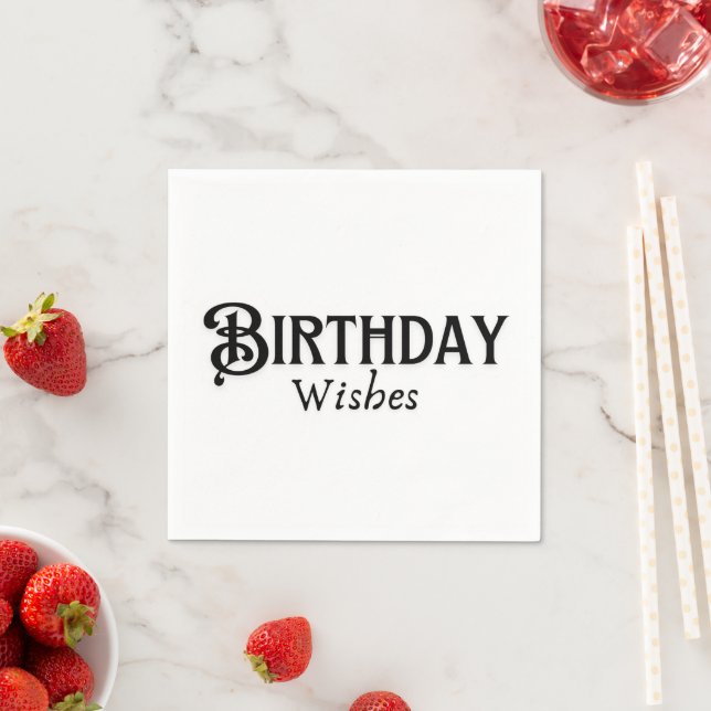 Birthday Party Napkin (Insitu)