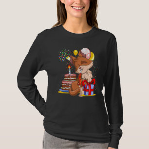 Birthday Party Nature Animal Cute Forest Fox T-Shirt