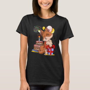 Birthday Party Nature Animal Cute Forest Fox T-Shirt