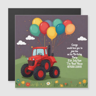 Birthday Party Personalised Invitation .