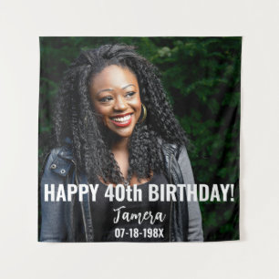 Birthday Party Photo 40th or other Birthday  Tapestry