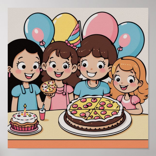 Birthday Party - Poster (Front)