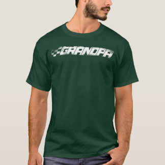 Birthday Party Racing Family pit crew race Grandpa T-Shirt