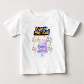 Birthday party Sparkle Baby Girl t shirt